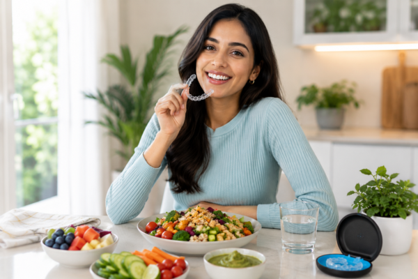 Can I Eat with Invisible Aligners? Healthy Aligner Treatment Habits