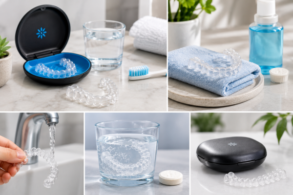 Invisalign aligners cleaning and care guide