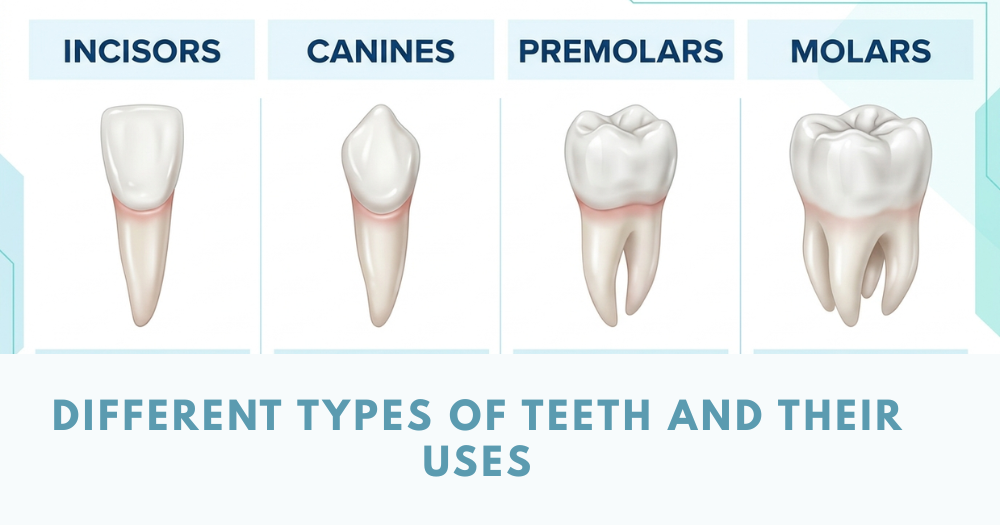 What Are the Four Types of Teeth and Their Functions?